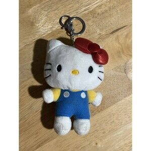 Hello Kitty 45th Anniversary Plush Keychain Limited Edition Sanrio Accessory